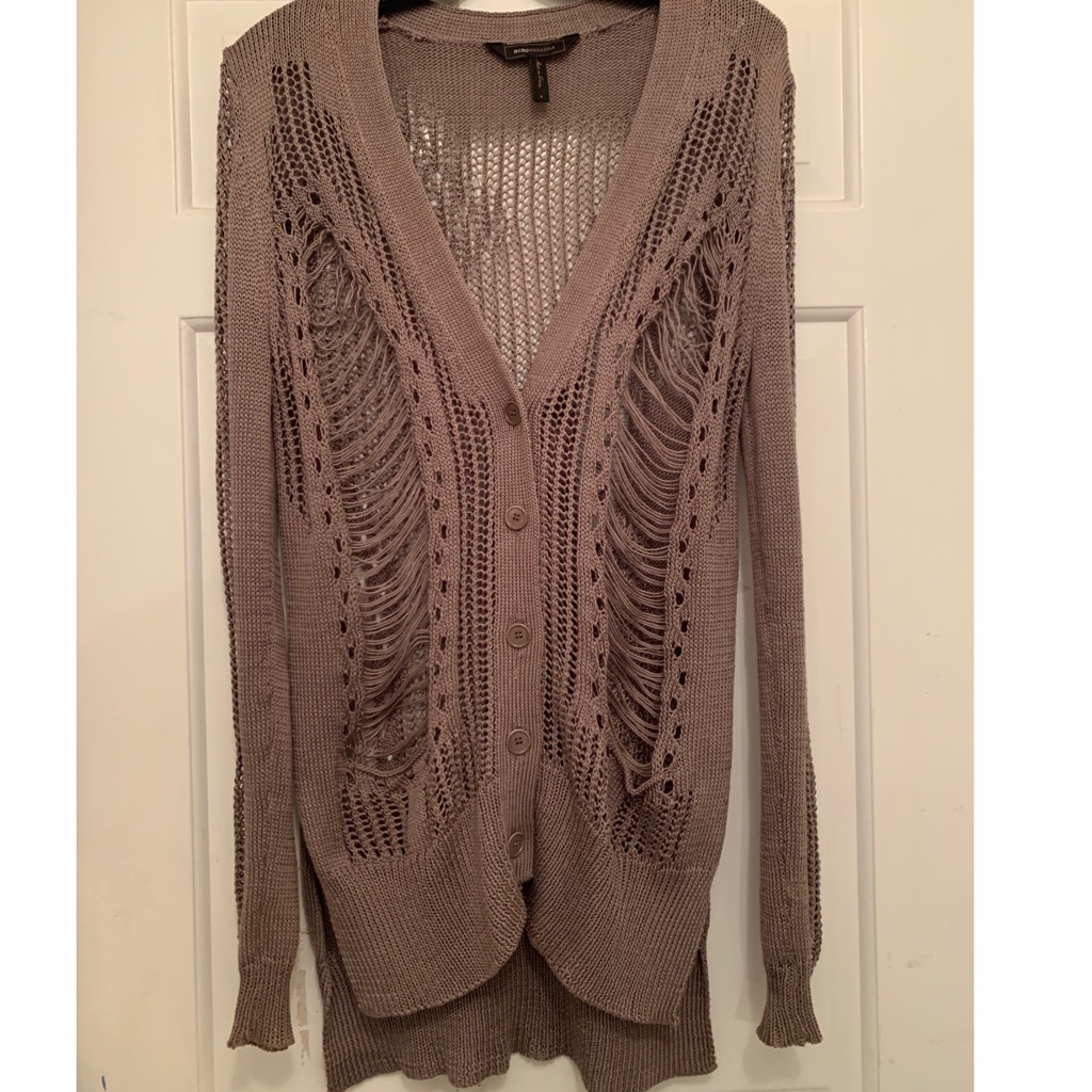 Bcbg Olive Green Cardigan